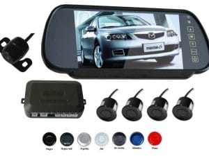 Senzori parcare cu camera video si display LCD de 7 in oglinda S608
