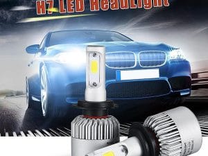 Set 2 Bec H7 led Canbus pentru far auto putere 72W, luminozitate 16000 Lm, 12/24V Premium