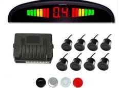 Senzori parcare fata spate cu 8 senzori si display LED S308 - imagine 2