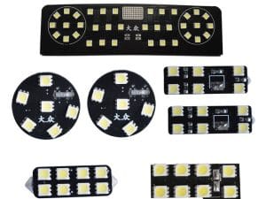Leduri Auto interior Golf 6 - CANBUS 7 piese VW