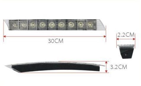 Lumini de zi DRL 9led*0.6W