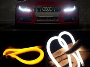 Lumini de zi cu semnalizare tip Tub Neon Flexibil 60 cm