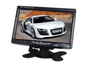 Display auto LCD 7" 12V - 24V D707 cu rama montaj perete