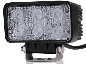 Proiector LED 12v Auto Offroad 18W/12V-24V, 1320 Lumeni, Dreptunghiular Flood Beam 60