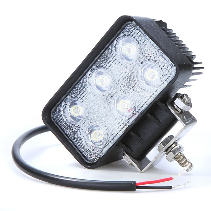 Proiector LED Auto Offroad 18W/12V-24V, 1320 Lumeni, Dreptunghiular, Flood Beam 60 Grade - imagine 5