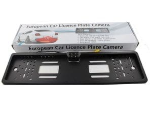 Camera pe suport de numar cu infrarosu
