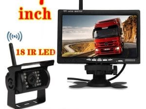 Kit marsarier wireless cu camera si display de 7" 12V~24V, K611W pentru Camioane, Autocare, Bus-uri