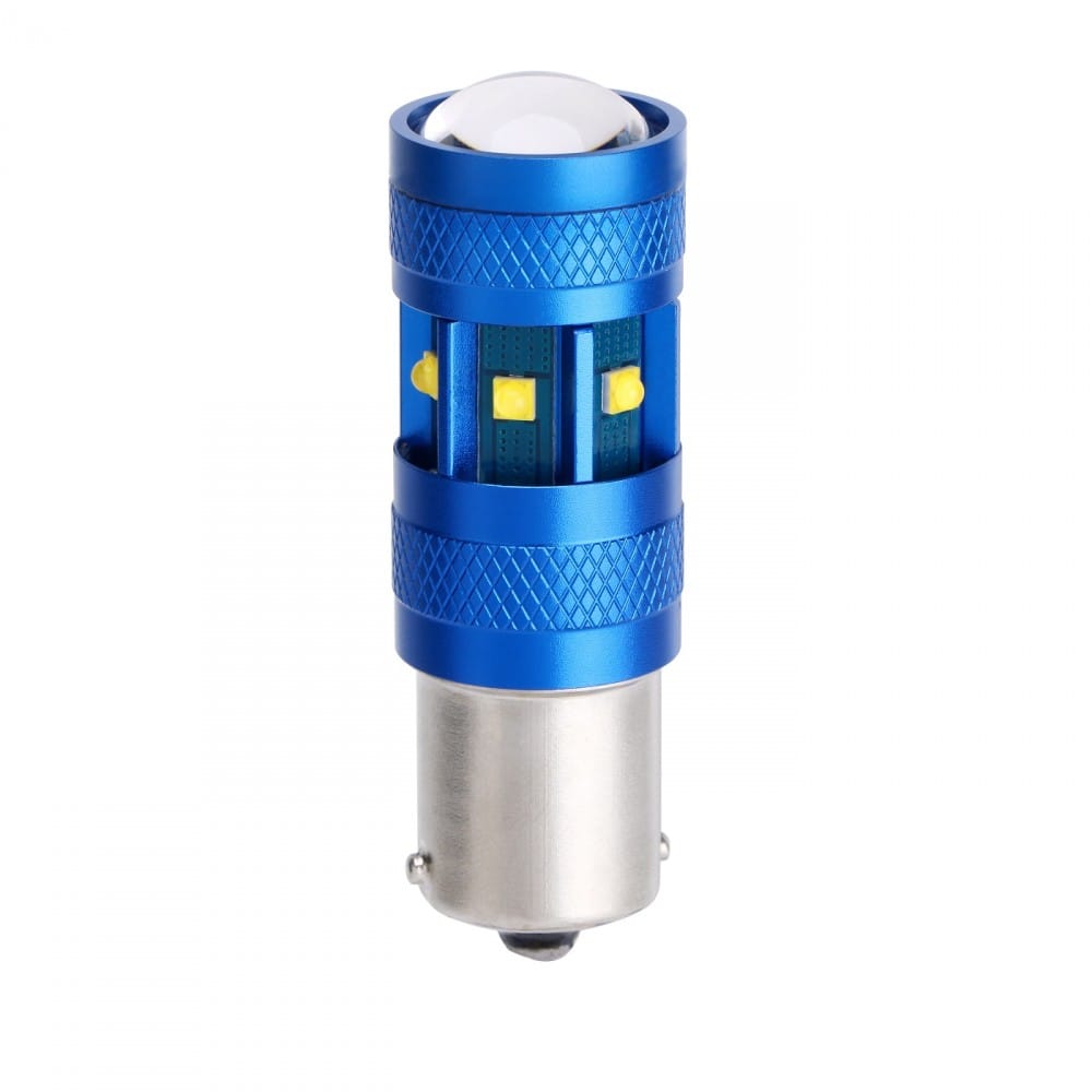 Led auto ALB BA15S Canbus Cu 9 SMD 2525 12-24V Fara Polaritate Premium
