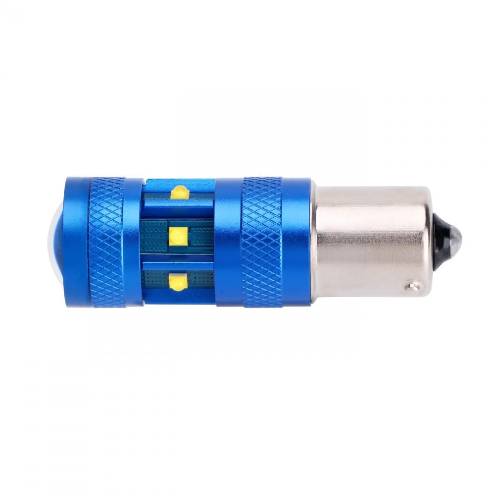 Led auto ALB BA15S Canbus Cu 9 SMD 2525 12-24V Fara Polaritate Premium