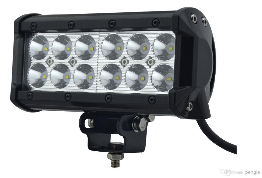 Proiector LED Auto Offroad 4D 36W/12V-24V, 3060 Lumeni, 7"/17 cm, Spot Beam 12 Grade cu Leduri CREE XBD