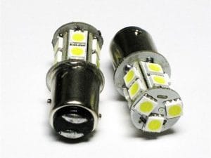 Led auto BAY15D 13 SMD cu dubla intensitate si pini simetrici decalati, leduri auto interior / leduri auto exterior, pozitie, semnalizare, marsarier, stopuri / frana…