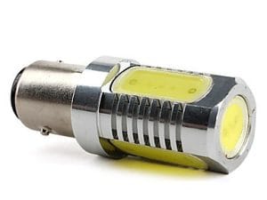 Led auto Rosu BAY15D High Power cu dubla intensitate si pini simetrici decalati, leduri auto interior / exterior, led pozitie, semnalizare, marsarier, stopuri / frana…