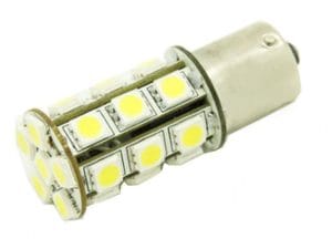 Led Auto BAU15S 27 SMD cu pini asimetrici la 150 grade, leduri auto interior / exterior, led pozitie, semnalizare, marsarier, stopuri / frana…