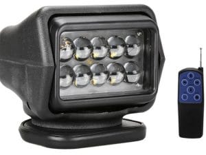 Proiector LED Rotativ cu Telecomanda Wireless 50W, 4000 lumeni, SPOT Beam, Negru