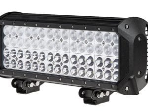 Bara cu leduri cu 2 faze (faza scurta/faza lunga), putere 180W/12V-24V, 15300 Lumeni, lungime 37 cm, Leduri CREE Led bar auto cu 4 randuri de leduri, cu faza scurta si faza lunga