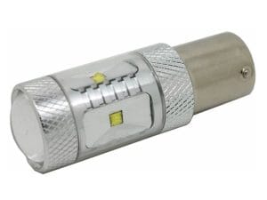 Led auto Galben 30W BA15S 12-24V Canbus cu leduri CREE, leduri auto interior / exterior, led pozitie, semnalizare, marsarier, stopuri / frana…