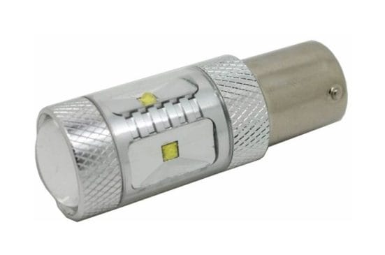 Led auto Galben 30W BA15S 12-24V Canbus cu leduri CREE, leduri auto interior / exterior, led pozitie, semnalizare, marsarier, stopuri / frana…