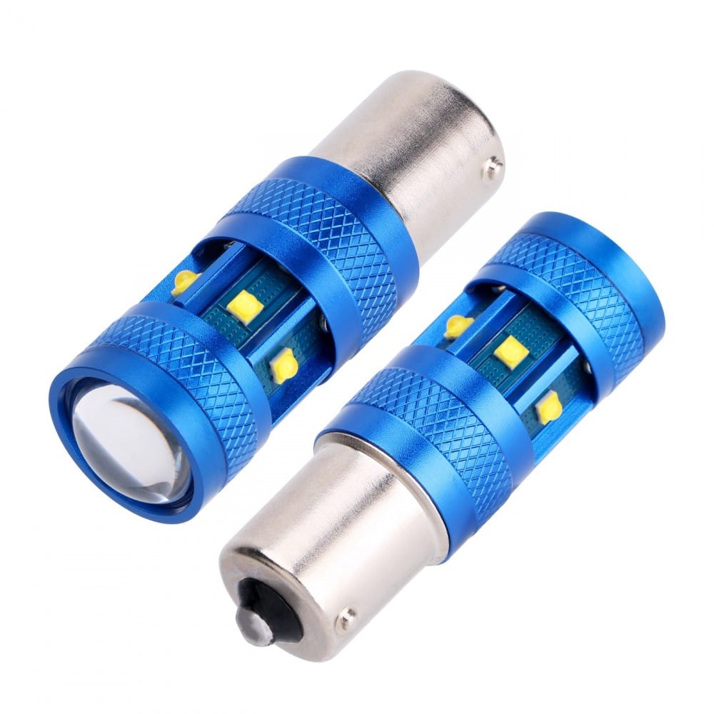 Led auto ALB BA15S Canbus Cu 9 SMD 2525 12-24V Fara Polaritate Premium
