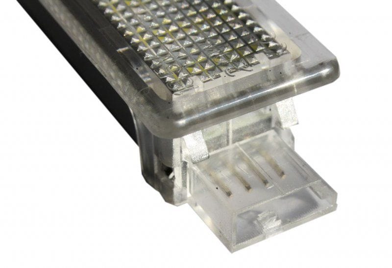 Lampi LED Interior si Portiere BMW F01, F20, F30 Lumina Alba Canbus - imagine 5