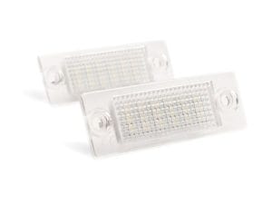 Lampi numar led GOLF PLUS, JETTA, TOURAN, TRANSPORTER, CADDY, PASSAT B6 BREAK OEM lampi led VW de ultima generatie Dedicate OEM pentru numar de inmatriculare.