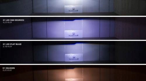 LED-uri H1 sau Xenon într-o Lupa BiXenon Mini H1 Test
