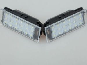 Set Lampi Numar Led Renault Clio, Megane, Laguna, Master, Twingo CANBUS OEM
