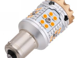 Led Auto Portocaliu BAU15S Semnalizare 30 SMD 3030 Epistar FARA EROARE Premium