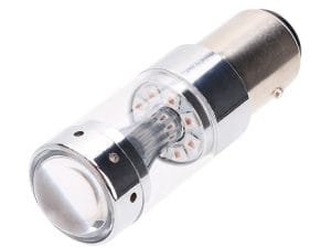 Led Auto ROSU 60W BA15D Canbus cu Leduri CREE Fara Polaritate