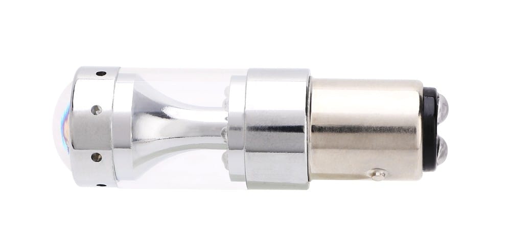 Led Auto ROSU 60W BA15D Canbus cu Leduri CREE Fara Polaritate
