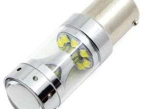 Led auto PORTOCALIU 60W BA15S Canbus cu leduri CREE Premium