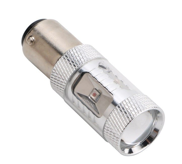 Led auto ROSU 30W BAZ15D Canbus cu leduri CREE Premium