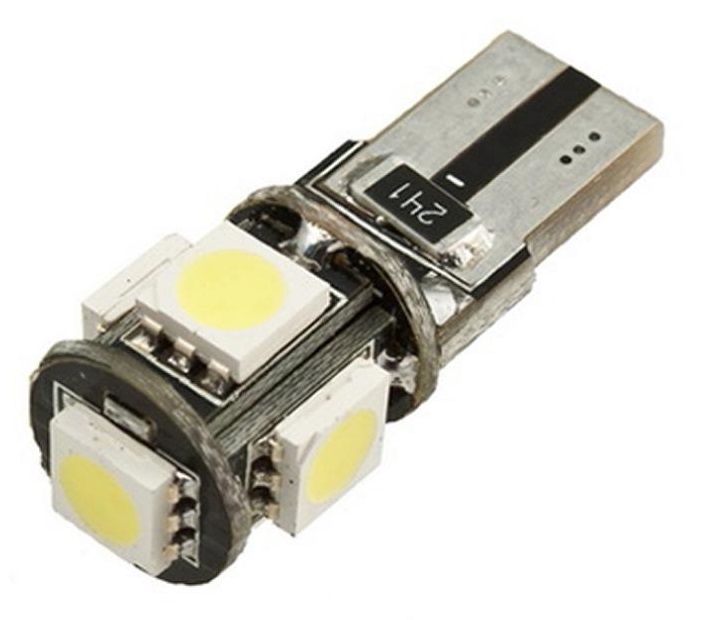Led auto T10 Canbus ALB cu 5 SMD W5W