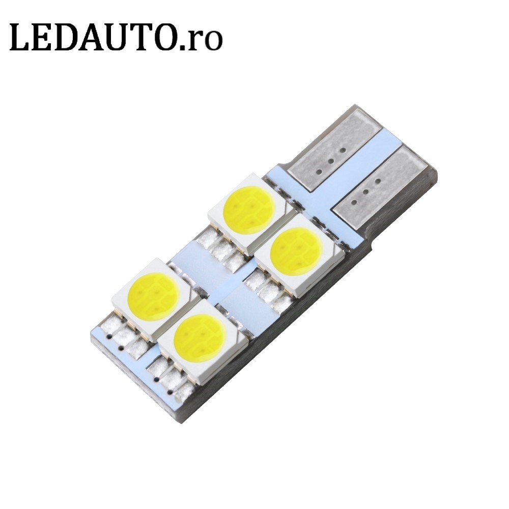 Led auto T10 Canbus ALB cu 4 SMD W5W