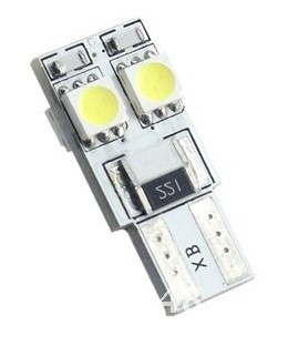 Led auto T10 Canbus Alb cu 4 SMD W5W