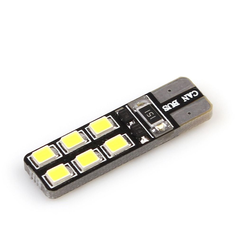 Led auto T10 (W5W) Canbus 12 SMD 2835 Super Light