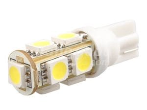 Led auto T10 cu 9 SMD W5W