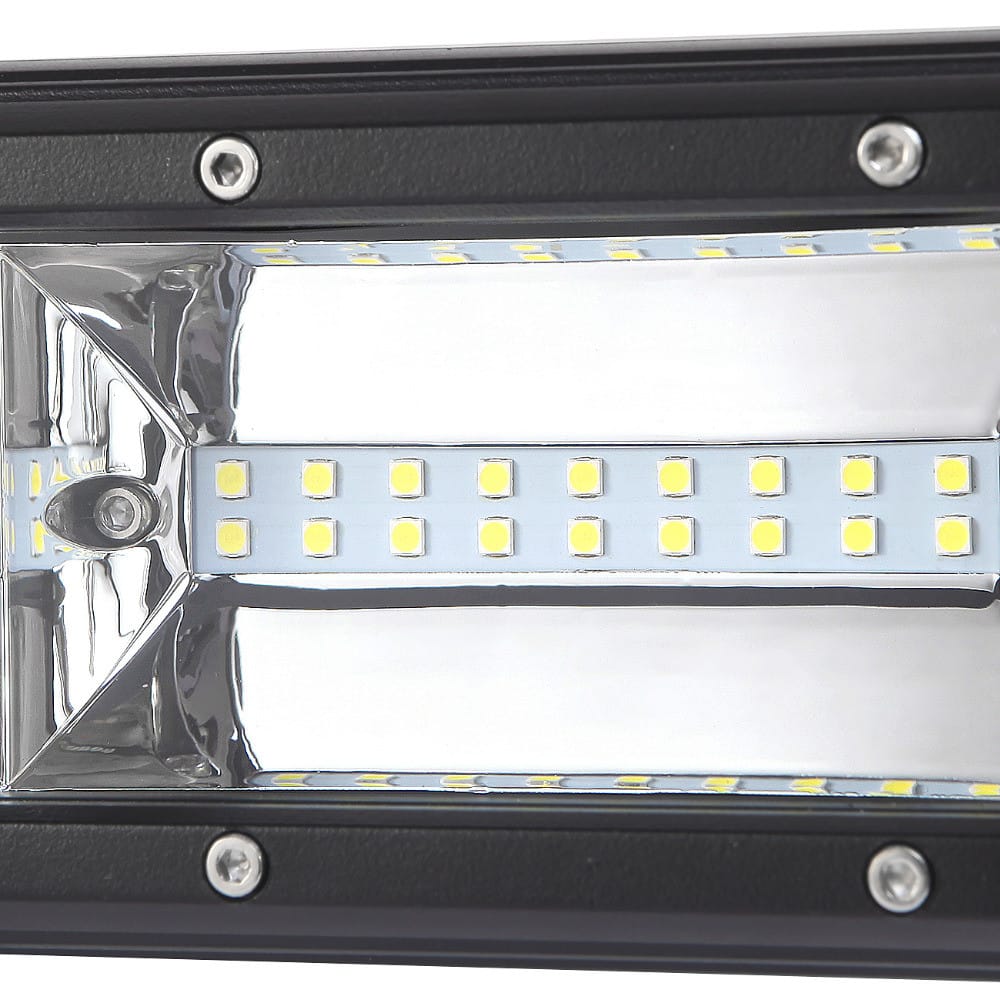 LED Bar Auto 594W, leduri pe 3 randuri, 12V-24V, 41580 Lumeni, 40.5"/103,5 cm, Combo Beam 12/60 Grade PREMIUM