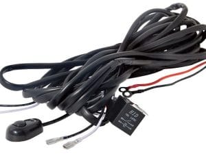 Cablaj cu buton "ROCKET" si releu pentru 2 proiectoare led/led bar pana la 240W PREMIUM