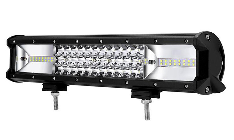 LED Bar Auto 216W, leduri pe 3 randuri, 12V-24V, 15120 Lumeni, 15,5"/39,4 cm, Combo Beam 12/60 Grade PREMIUM
