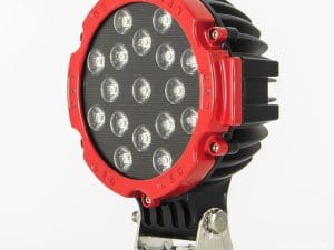 Proiector LED Auto Offroad 51W/12V-24V, 3740 Lumeni, Rosu, Flood Beam 60 Grade PREMIUM