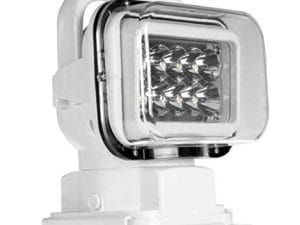 Proiector LED Rotativ cu Telecomanda Wireless 50W, 4000 lumeni, SPOT Beam, Alb PREMIUM