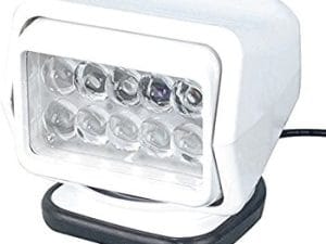 Proiector LED Rotativ cu Telecomanda Wireless 50W, 4000 lumeni, SPOT Beam, Alb PREMIUM