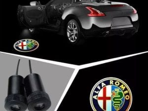 Proiectoare Portiere cu Logo Alfa Romeo PREMIUM