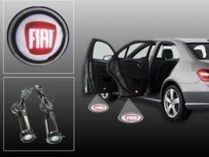 Proiectoare Portiere cu Logo Fiat PREMIUM