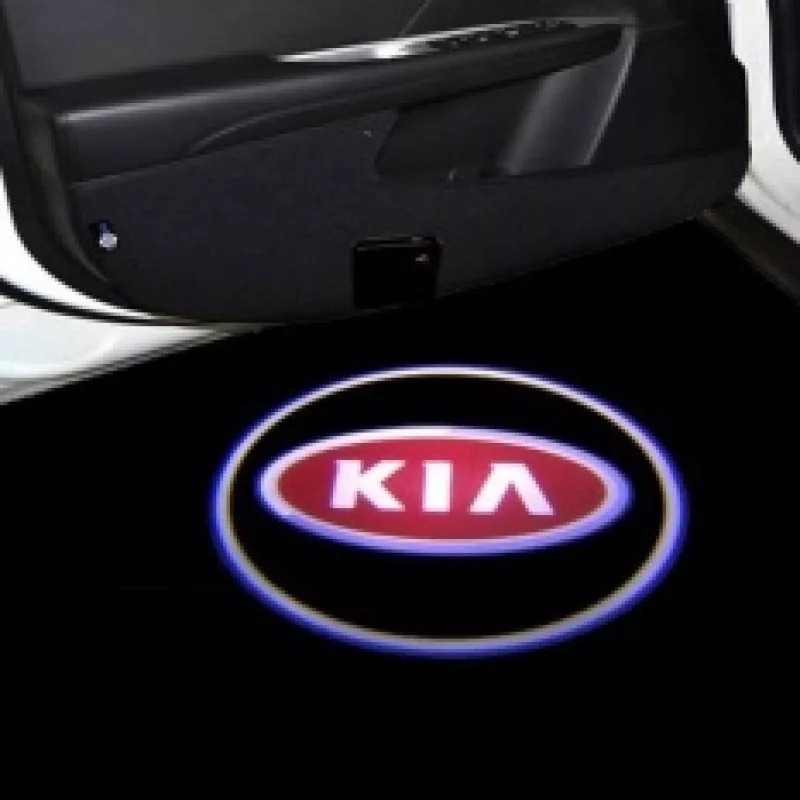Proiectoare Portiere cu Logo KIA PREMIUM