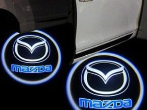 Proiectoare Portiere cu Logo Mazda PREMIUM