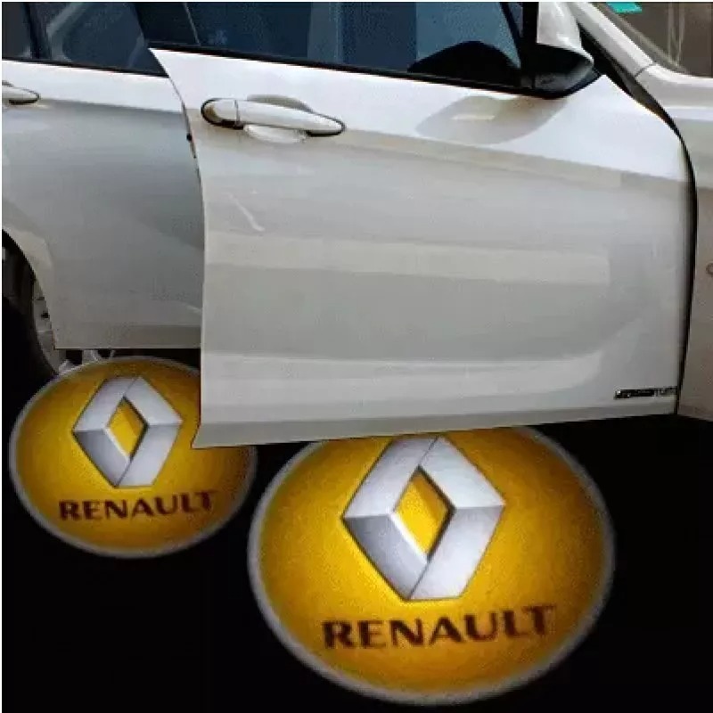 Proiectoare Portiere cu Logo Renault PREMIUM
