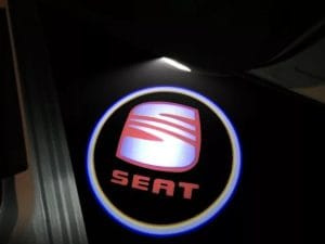 Proiectoare Portiere cu Logo Seat PREMIUM