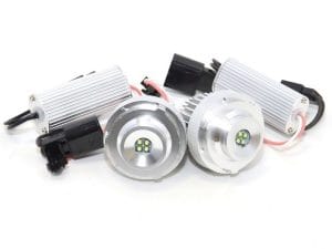 Set 2 Led marker BMW E60 LCI 20W Can Bus >2007 fara xenon din fabrica PREMIUM OEM