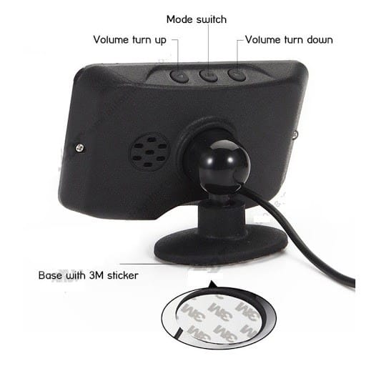 Senzori parcare fata spate cu temporizare cu 8 senzori si display LCD KC-8000J